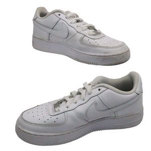 Nike Boys Air Force 1 LE DH2920-111 White Casual Shoes Sneakers Size 6Y